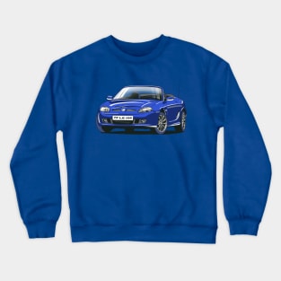 MG TF LE500 in Intense Blue Crewneck Sweatshirt